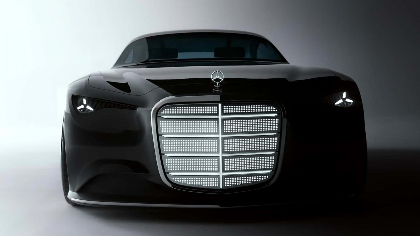 Mercedes Vision Iconic: Φορτιστής η βαφή & ταμπλό Zeppelin με AI